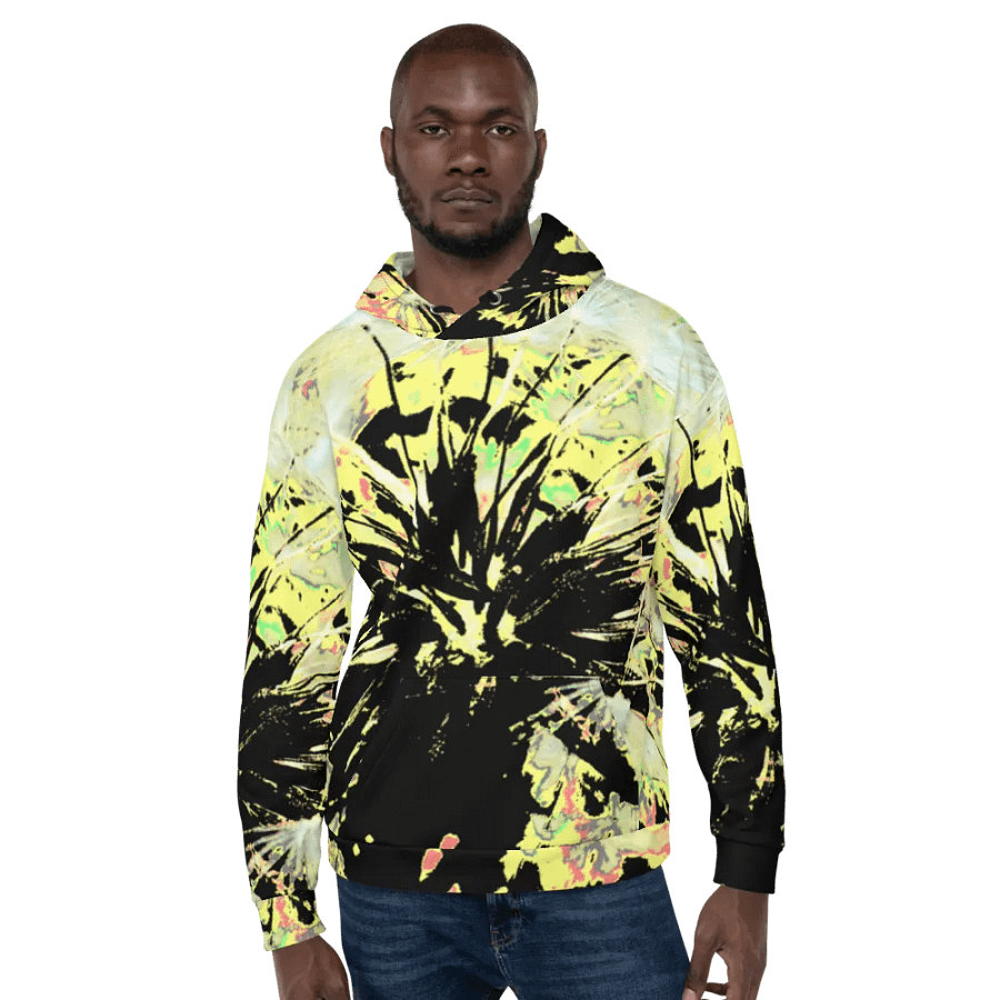 Energetic Abstract Dandelion Seeds Unisex Pull Over Hoodie product image (6)