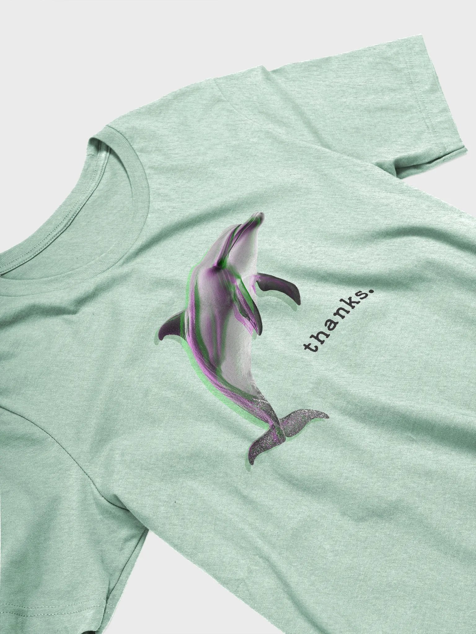 Dolphin Thanks T-Shirt product image (3)