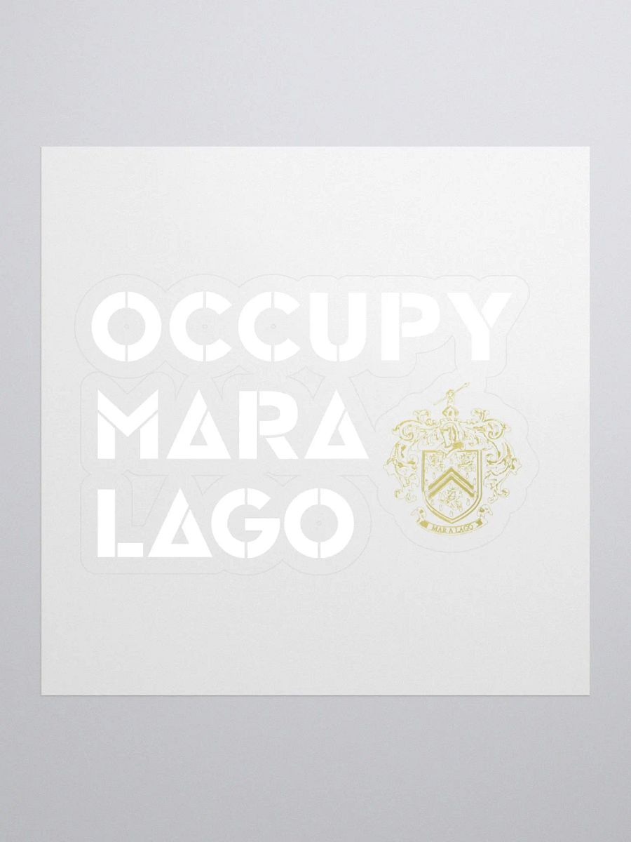 Ocupy Mar-a-lago sticker product image (1)