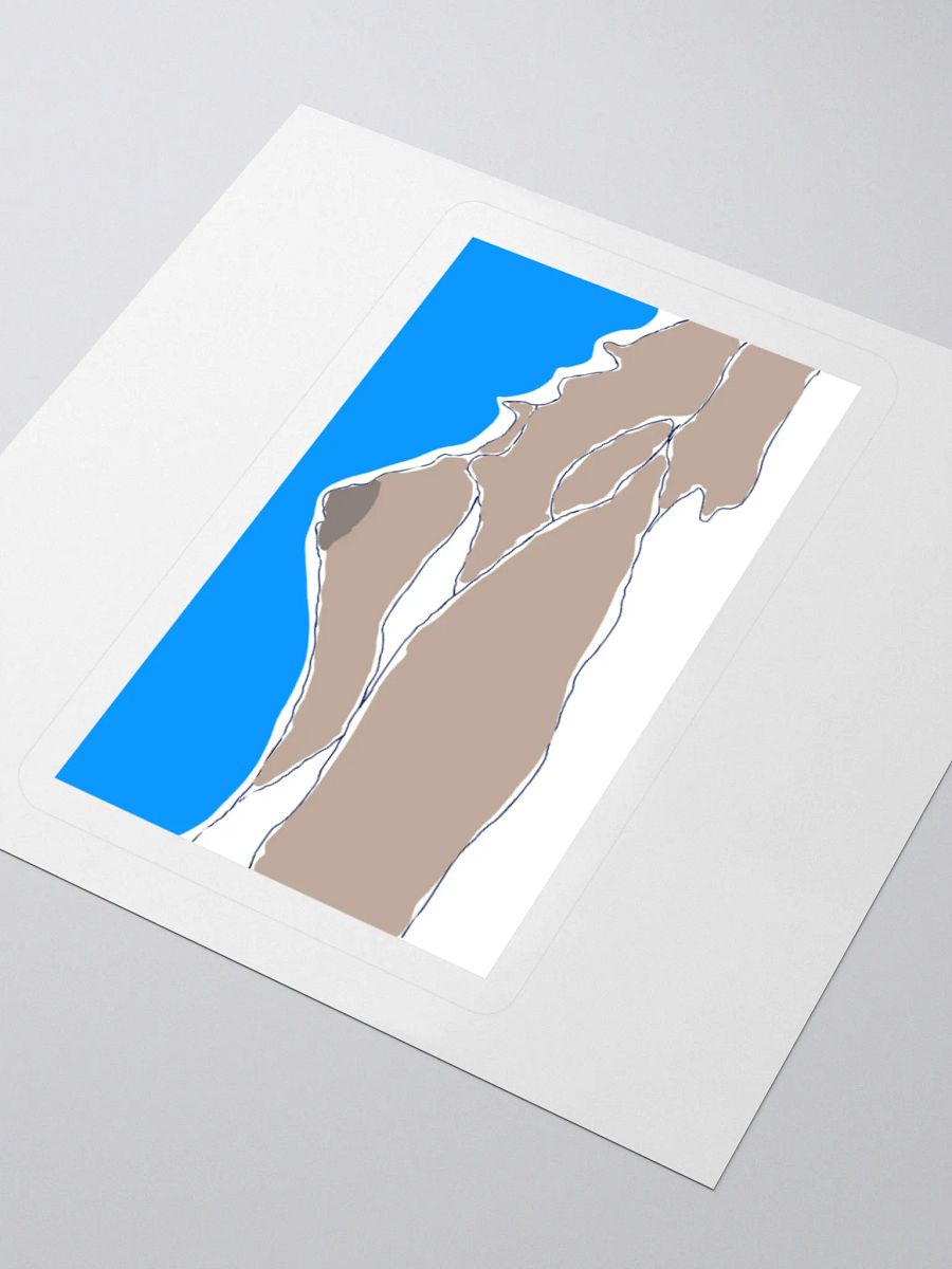 Gilbert Peak sticker (colored sketch) product image (8)
