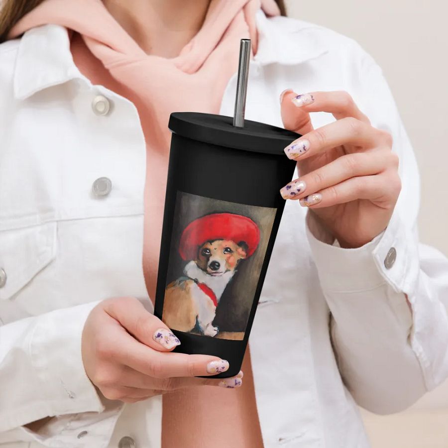 The Dog Poppy - dogPXL Artistic series Insulated Tumbler product image (6)