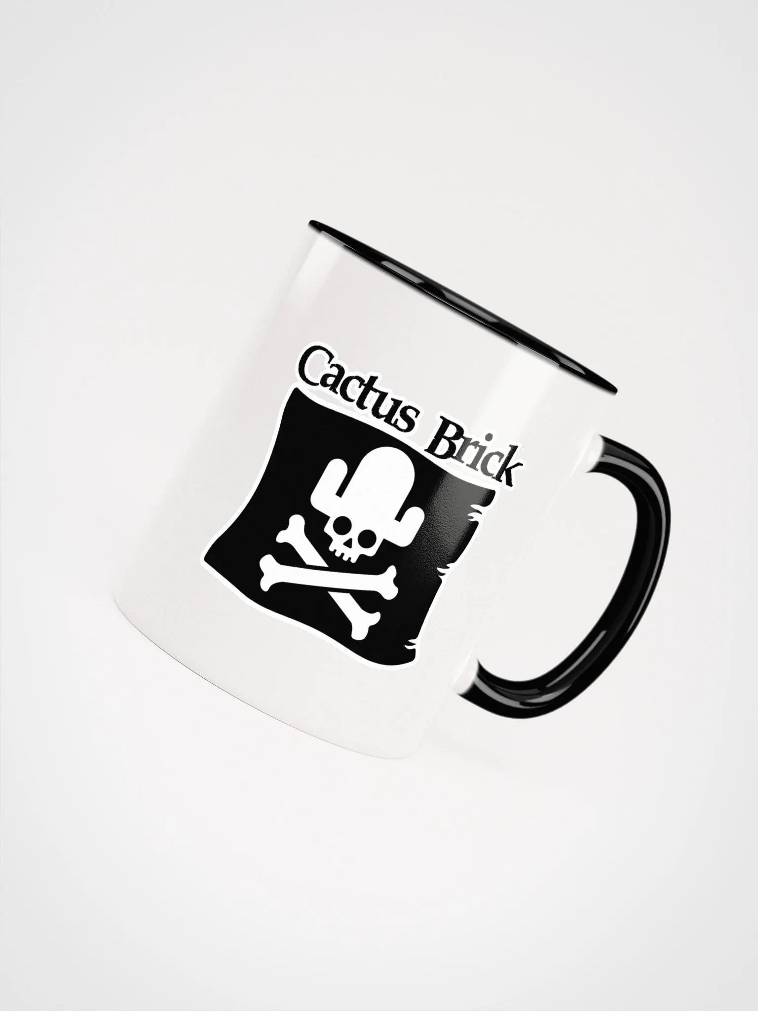 Cactus Brick (Mug) - Pirate Flag product image (4)