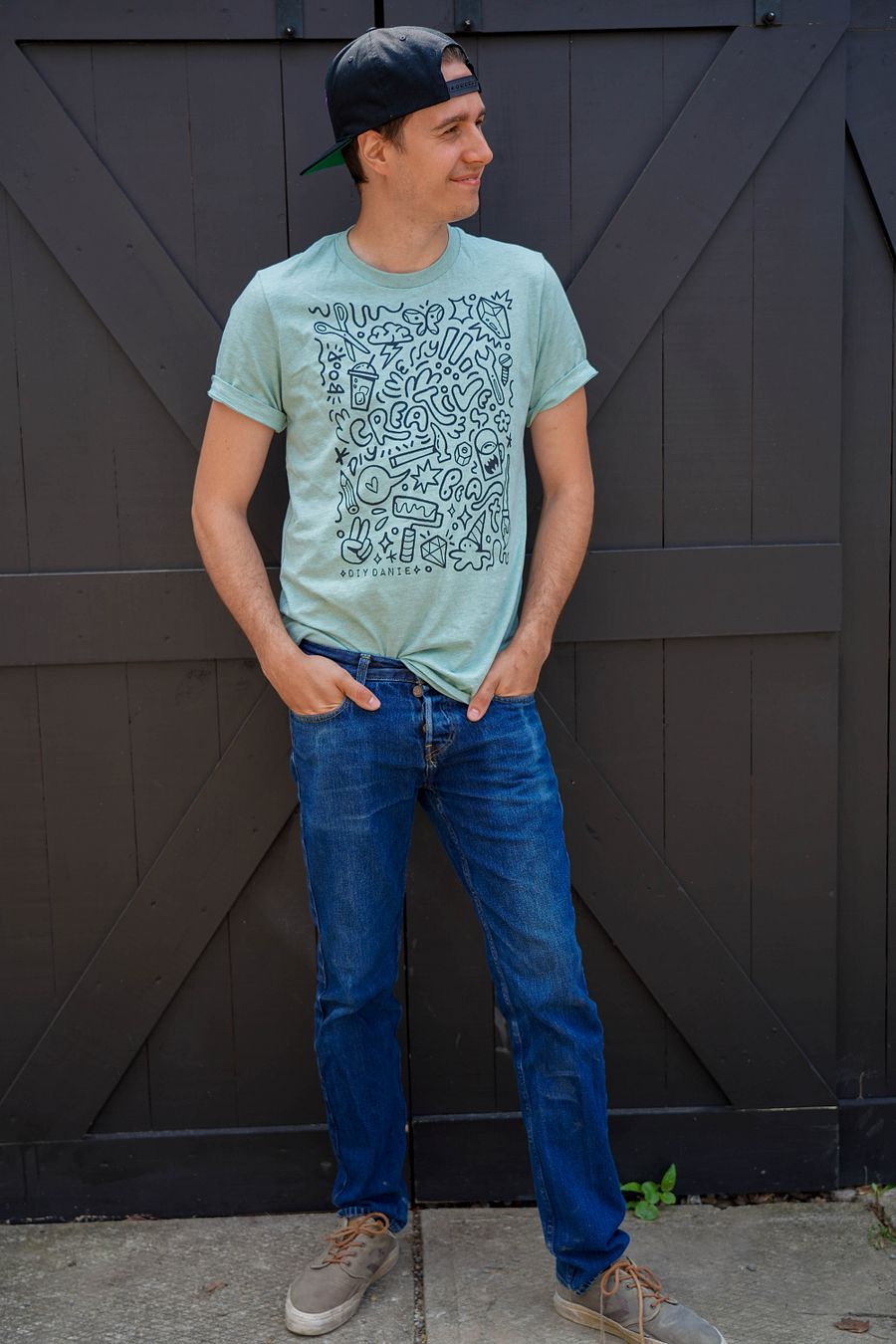 CREATIVE CHAOS T-Shirt - Black txt product image (3)