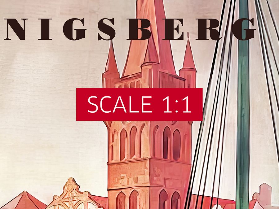 Konigsberg/Königsberg, Prussia, Germany, 1937 — retro vintage travel poster product image (4)