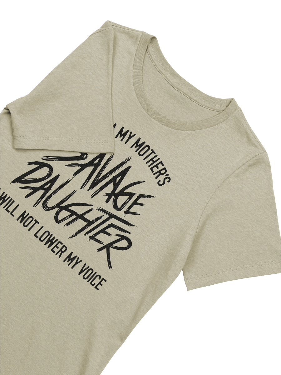 Savage Daughter Women's Supersoft Relaxed-fit T-Shirt (black print) product image (3)