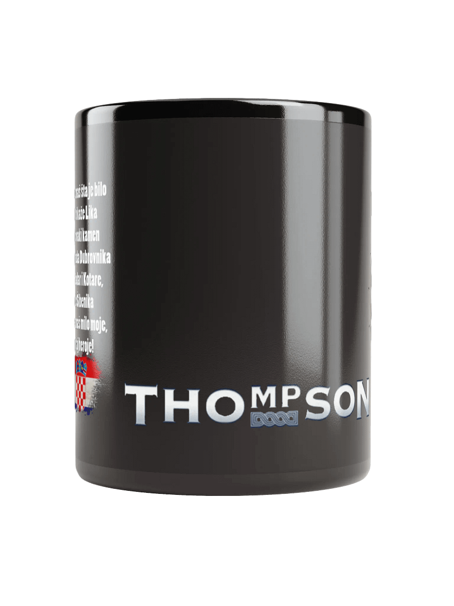 Croatian Pride Black Glossy Mug product image (10)