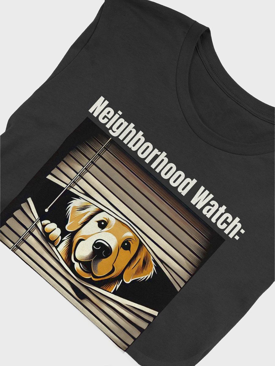 Neighborhood Watch: Golden Retriever Division - Front & Back Design Tee product image (7)
