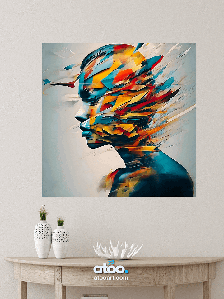Understanding Women | Anger at Yourself | Canvas Artistic Painting product image (2)