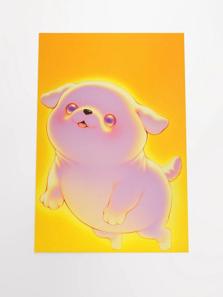 Luminous Pudgy Pup Poster product image (1)