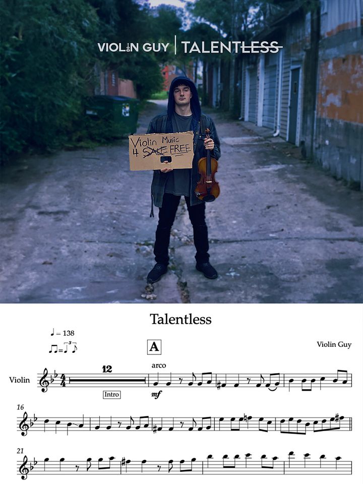 Talentless - Sheet Music product image (1)