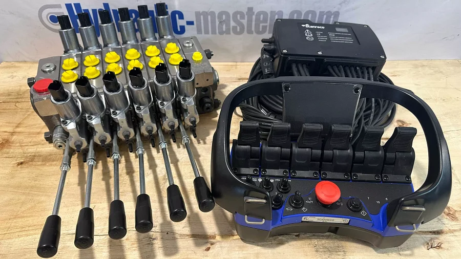 Truck Crane Fassi Hiab Palfinger New replacment kit Proportional valve DPX and Radio Remote RC 400 6 Functions product image (3)