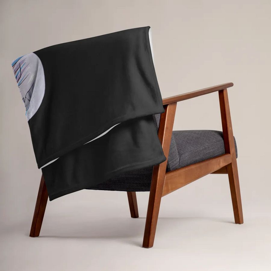 Throw Blanket - Byakko x Gura Full Black Edition product image (15)