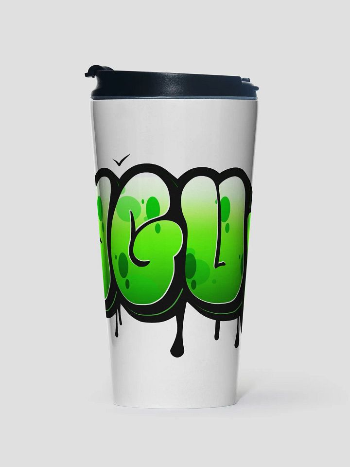 NGUP Green Bubble Stainless Steel Travel Mug product image (1)