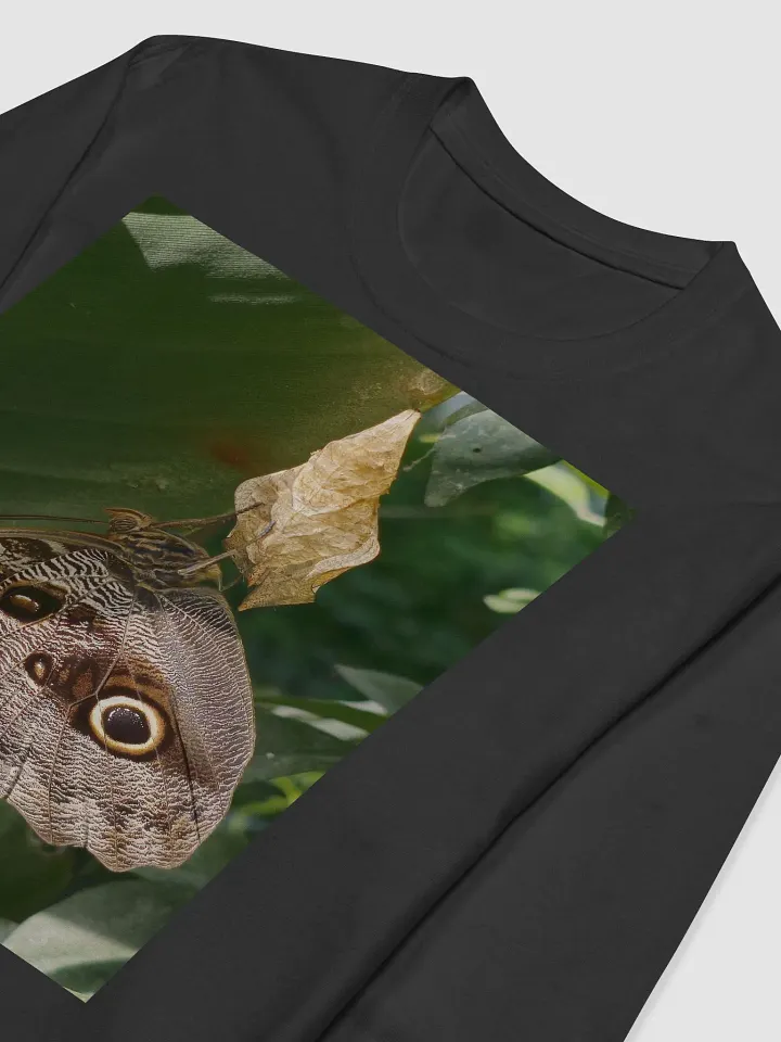 Tropical Owl Butterfly Unisex Long Sleeve T-Shirt product image (1)