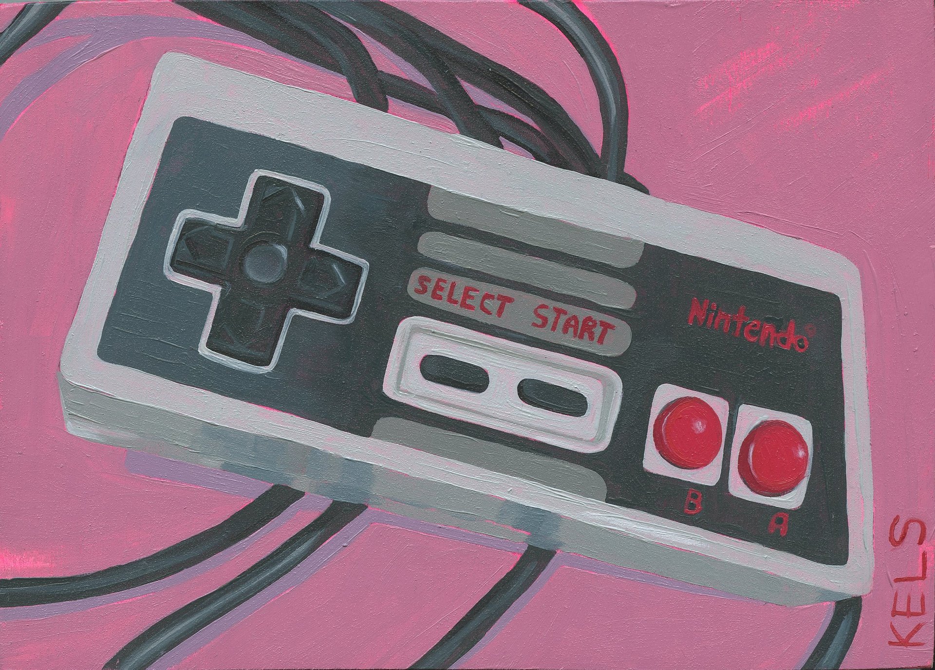 Nintendo Controller - Oil Painting product image (1)