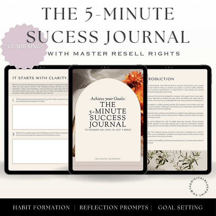 5-Minute Success Journal product image (1)