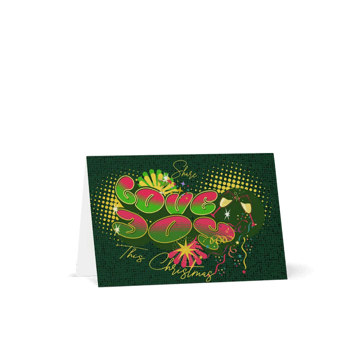 Festive Love Greeting Card gift for moms dads colleagues friends product image (1)