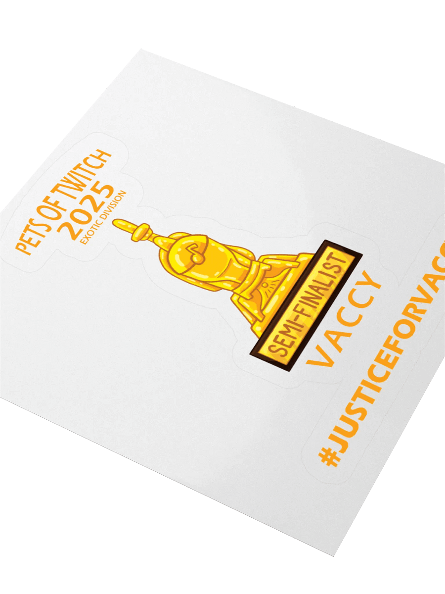 #JusticeForVaccy Sticker product image (5)