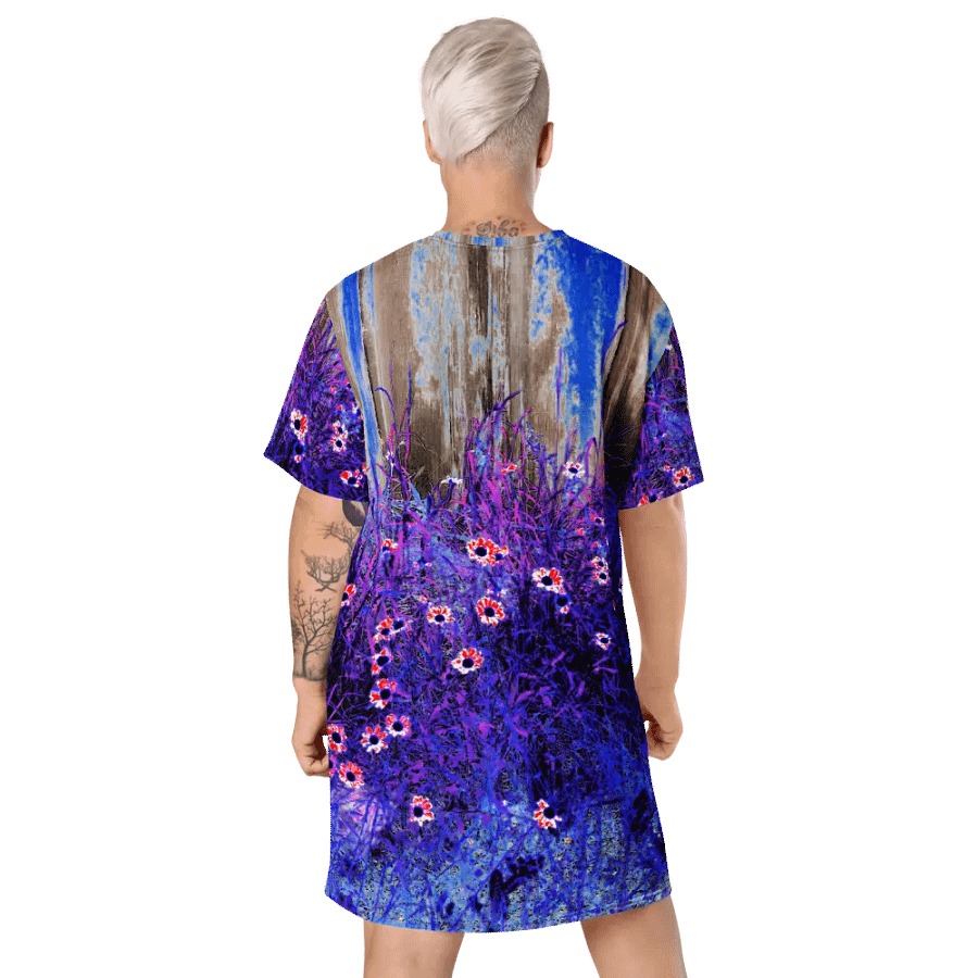 Vibrant Summer Daises Women's T Shirt Dress product image (10)