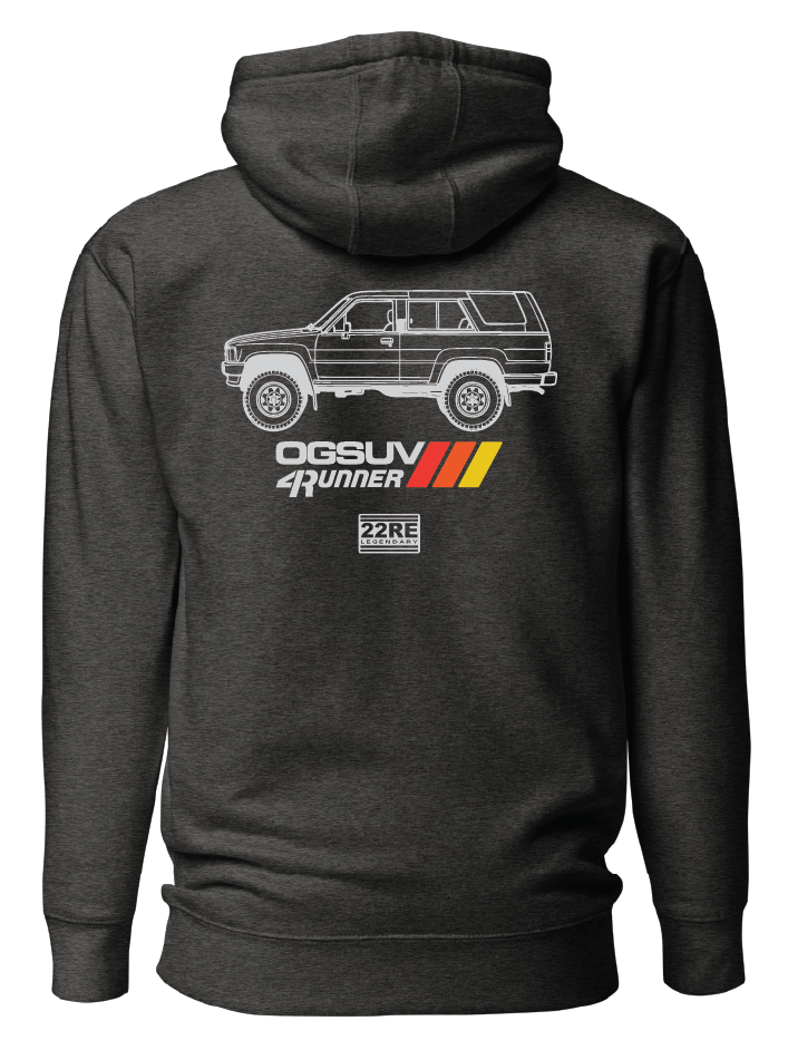 Side View Unisex Standard Hoodie - Dark Heather product image (1)