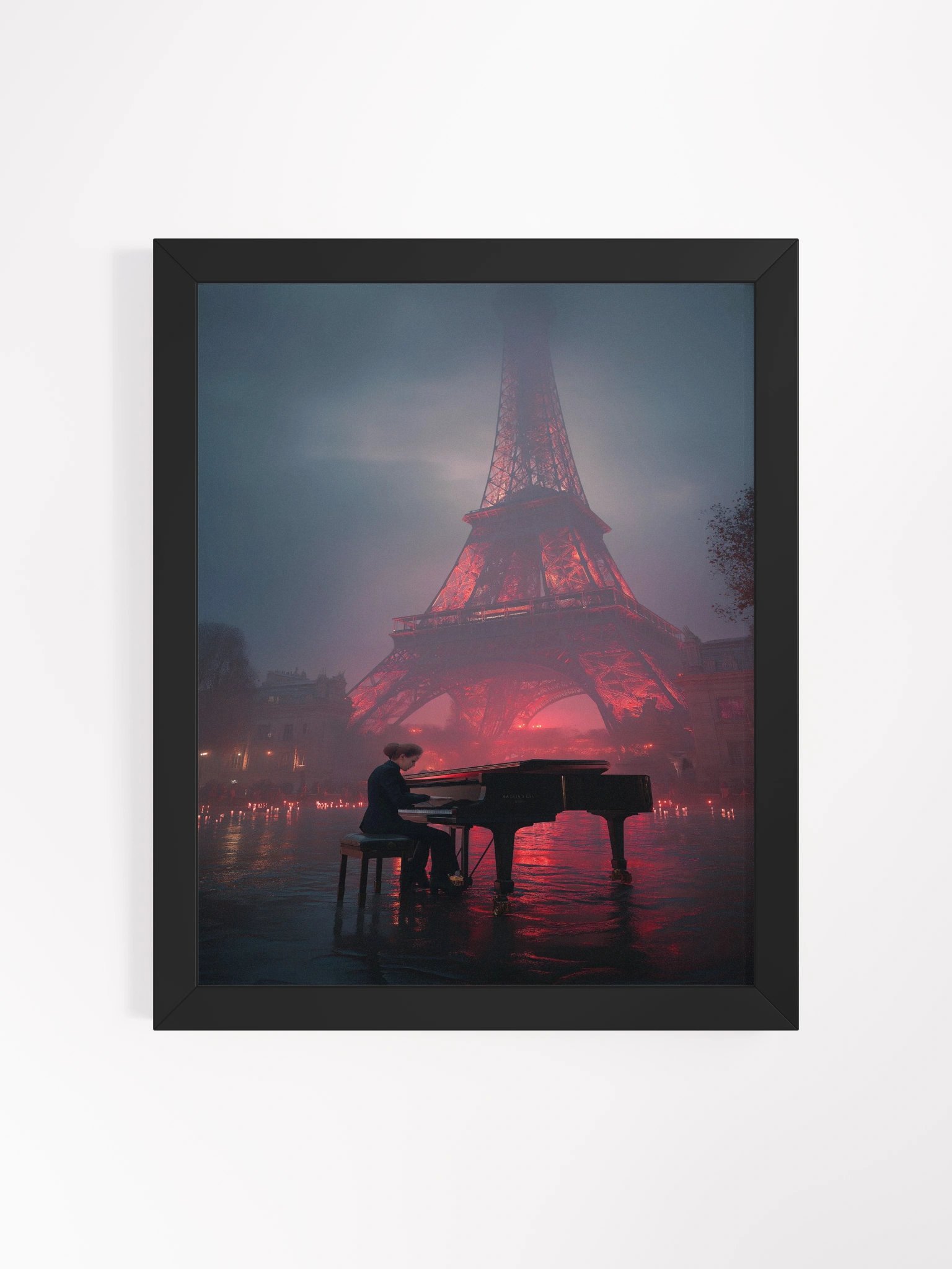 Eiffel Serenade Framed Matte Wall Art Canvas product image (2)