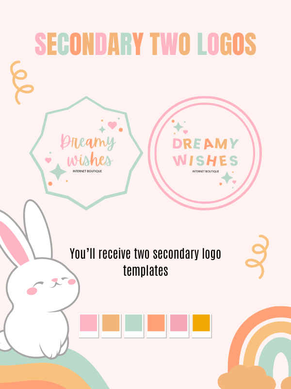 MRR & PLR Whimsical Logo Branding Bundle product image (7)