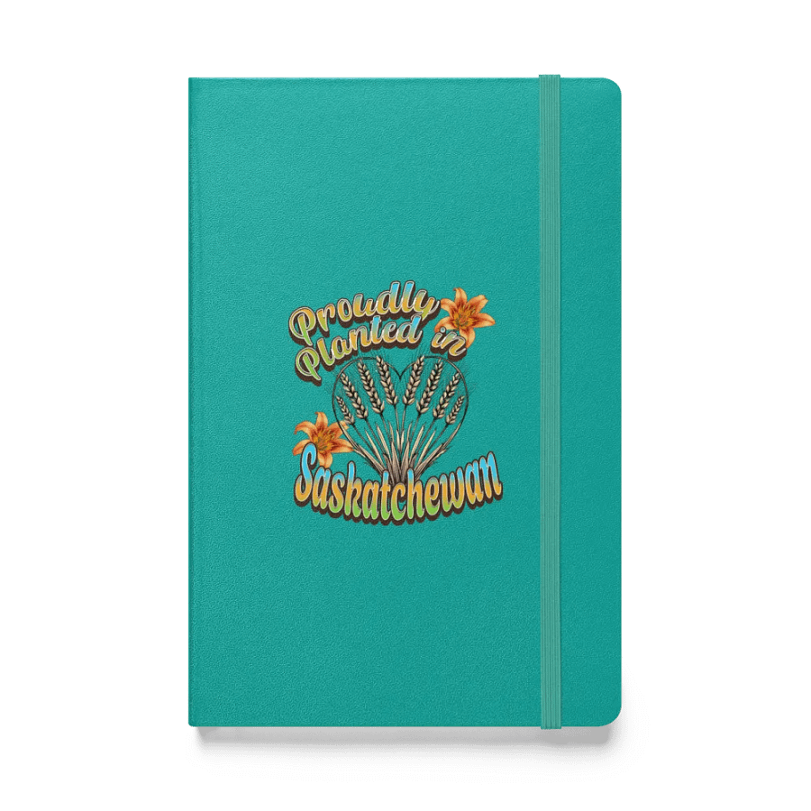 Proudly Planted In Saskatchewan Pride Hardcover Journal product image (1)