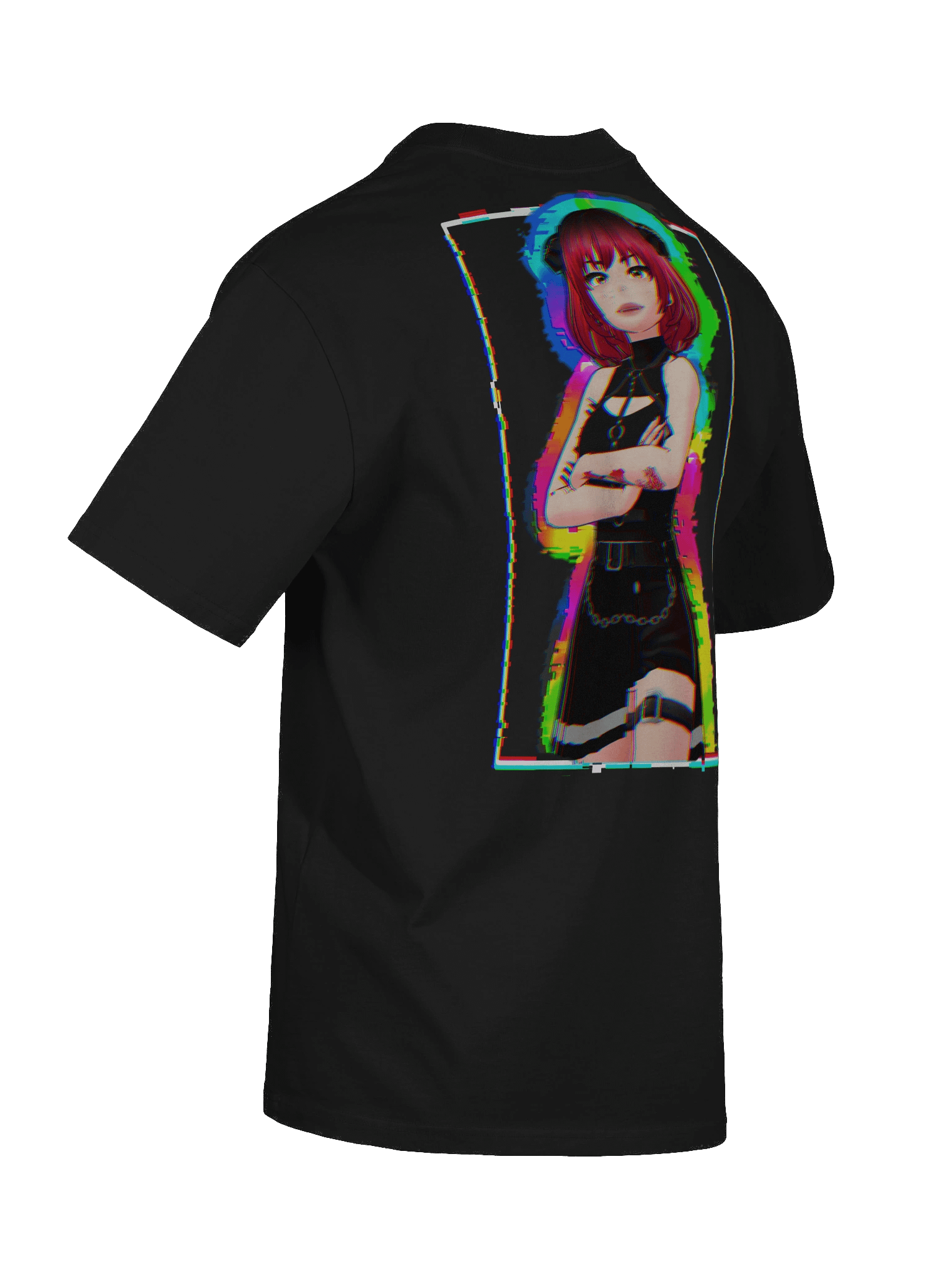 Classic RAENBOU Glitch Noir Oversized Tee product image (9)