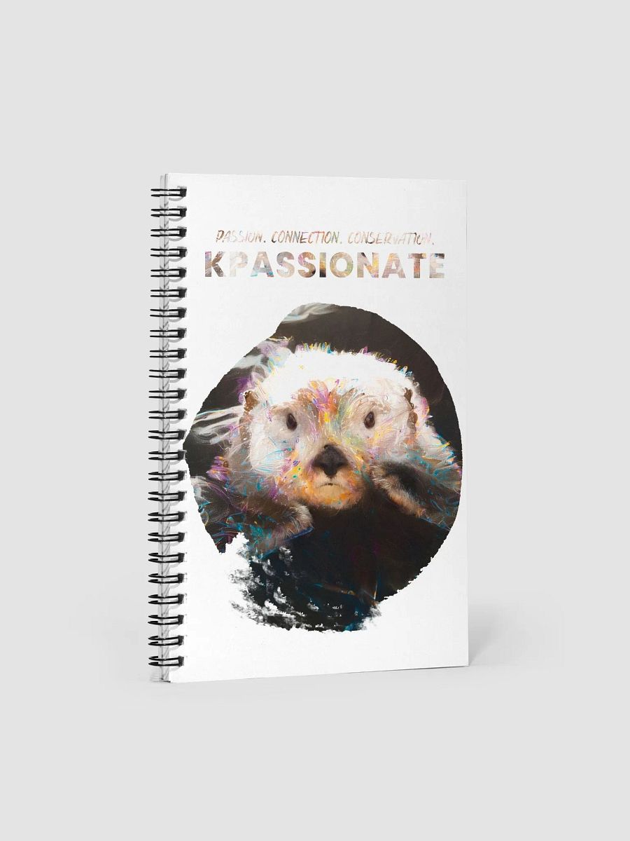 Vibrant Sea Otter Spiral Notebook product image (1)