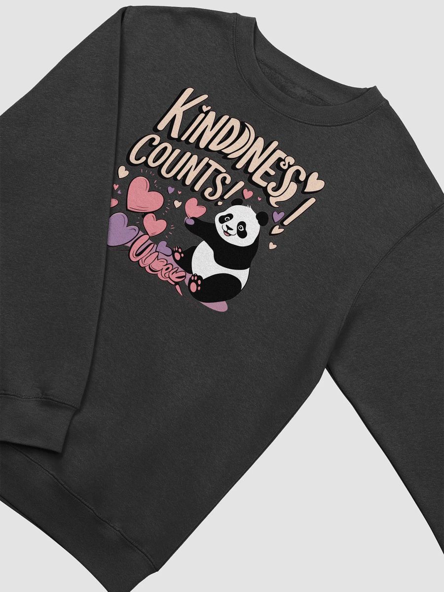 Kindness Counts! Panda Heart Crewneck Sweatshirt product image (3)