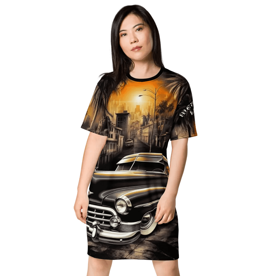 Medellin LR Sunset City Ride T-Shirt Dress product image (1)