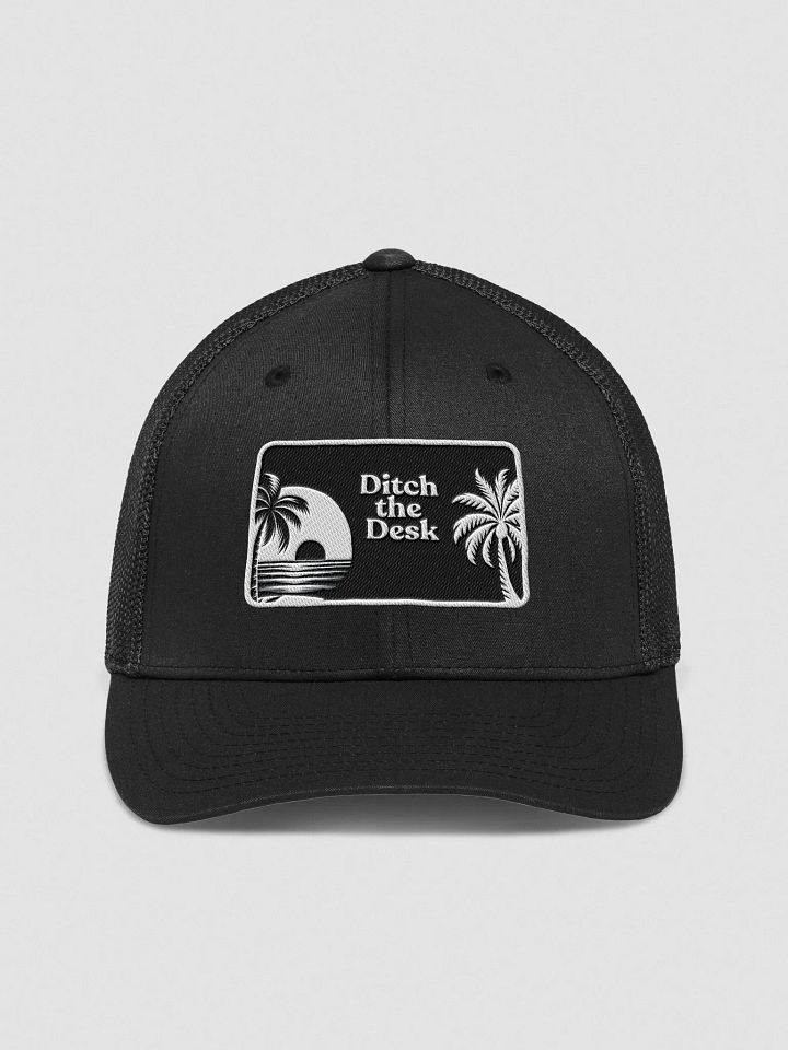 Sunset Escape Flexfit Trucker Hat | Ditch the desk product image (2)