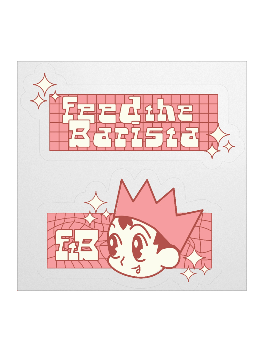 Feed the Barista sticker sheet 3 product image (2)