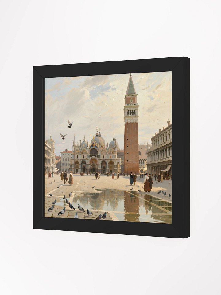 St. Mark's Square, Venice-Reflections of Time Framed Matte Poster product image (19)