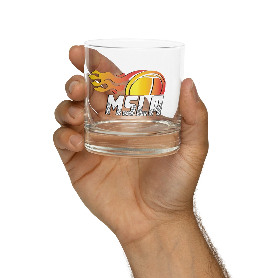 MSLA Logo Rocks Glass product image (2)