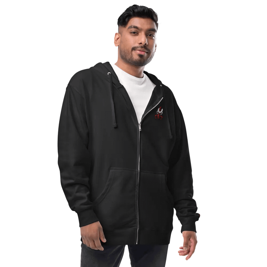 Sewitscher Red Fleece Zip Up Hoodie - BL Collection product image (10)