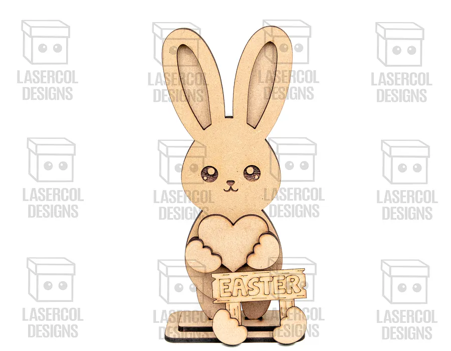 Easter Bunny Set (2 Sizes, 5 Styles)- Laser Cut Files product image (8)