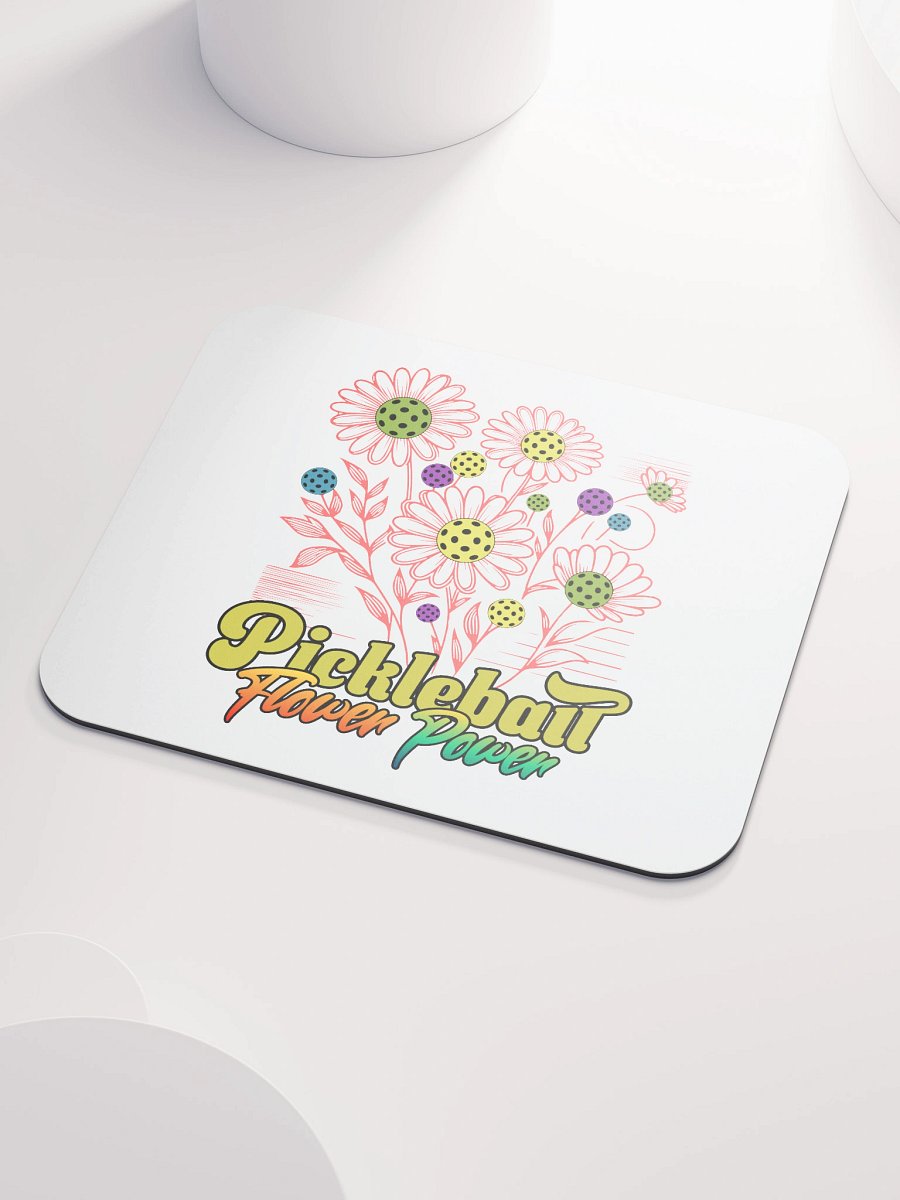 Pickleball Flower Power Mouse Pad product image (3)
