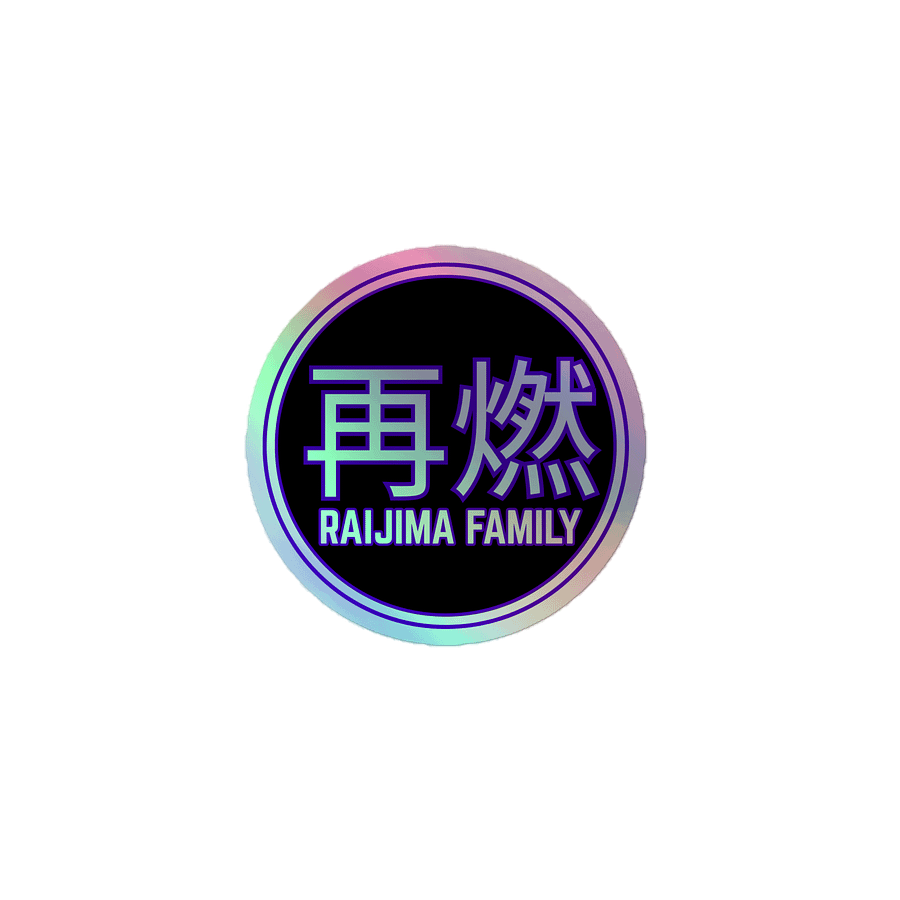 Raijima Family Holographic Sticker product image (1)