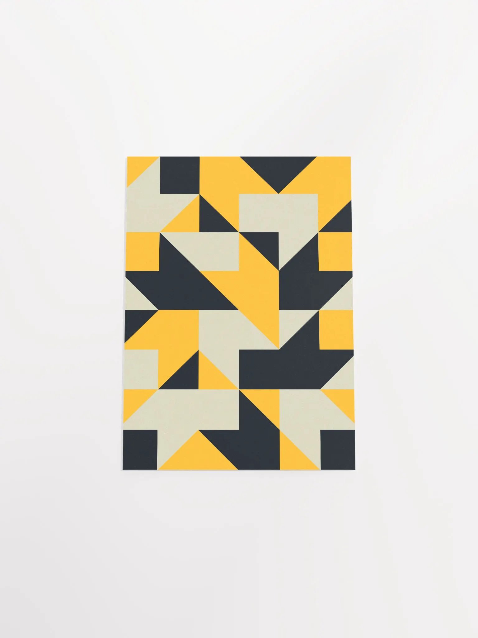 Yellow Geometric Pattern Print product image (11)
