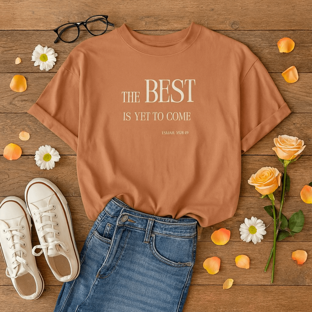 The Best Is Yet To Come Message T-Shirt product image (28)