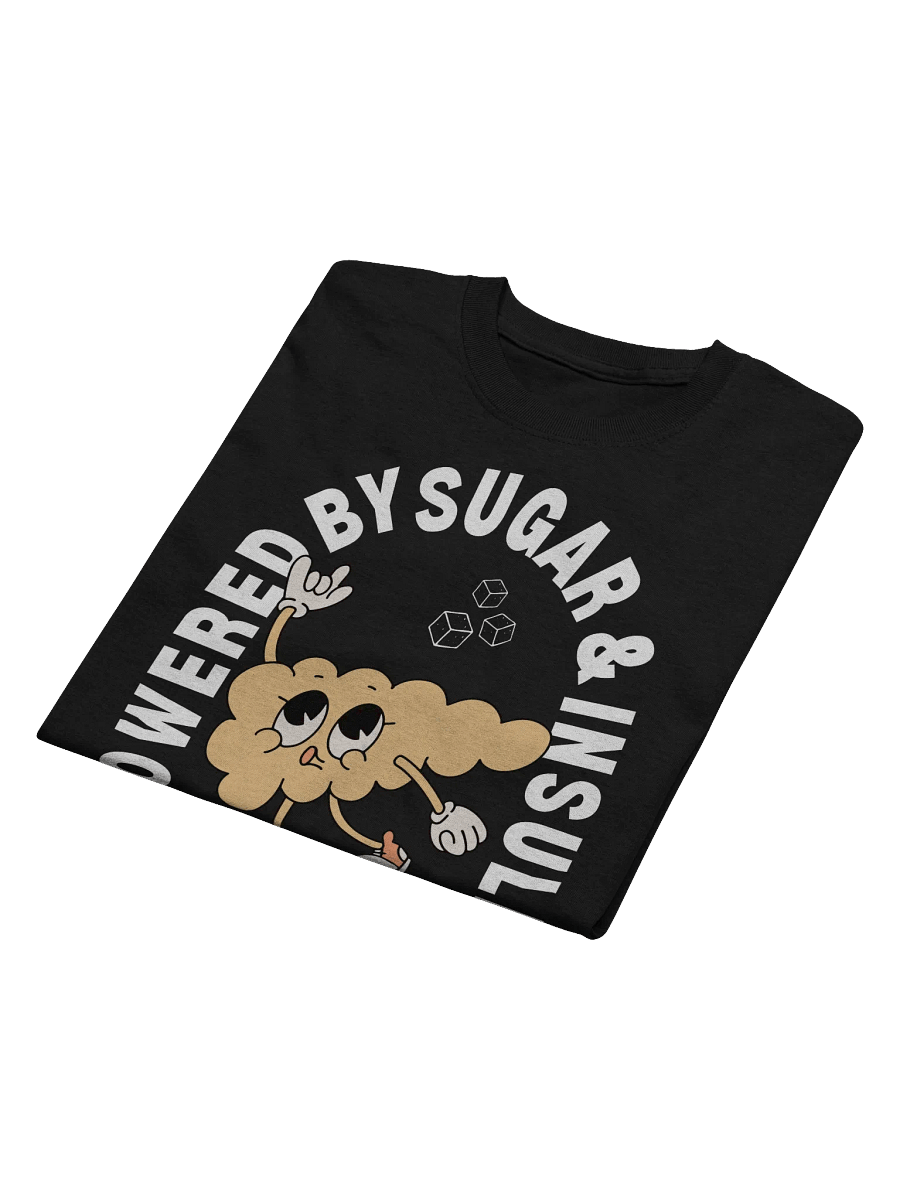 Powered By Sugar And Insulin T-Shirt - Dark Color product image (9)