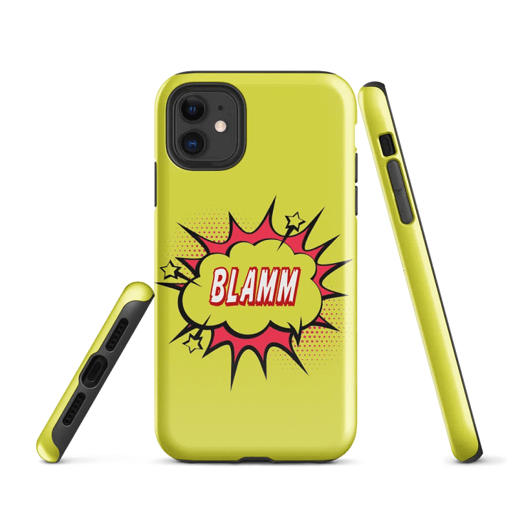 BLAMM! Yellow Tough Phone Case – Bold Protection Inspired by HQ Mar’s Hit Song product image (1)
