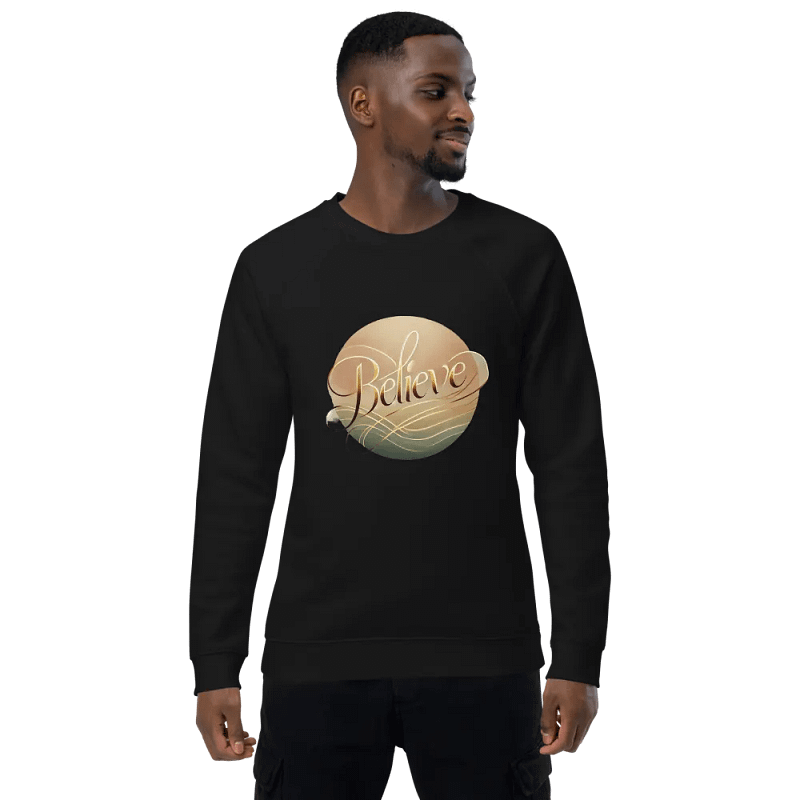 Ethereal Believe Raglan Sweatshirt