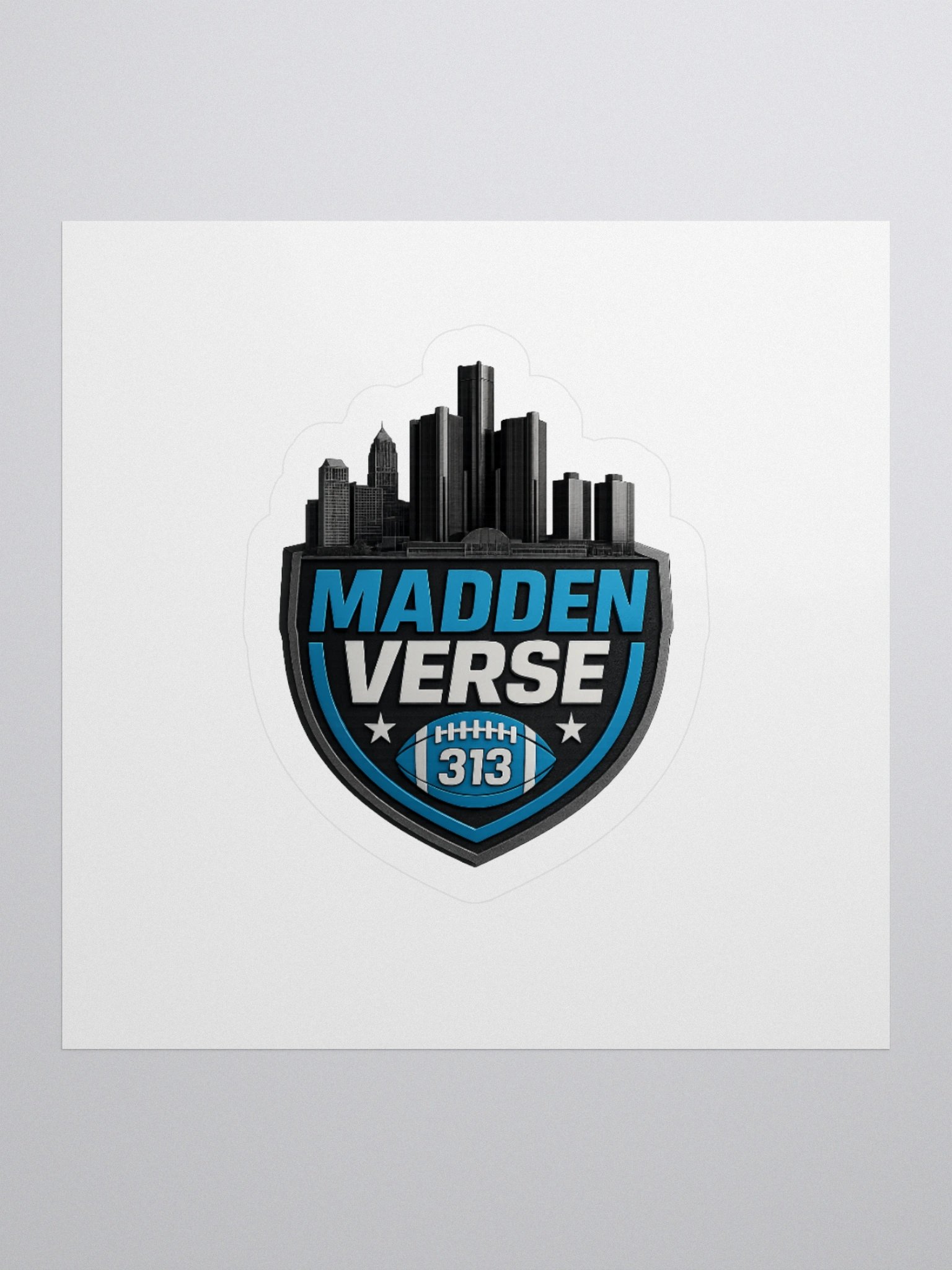 MADDEN VERSE 313 DETROIT CITYSCAPE STICKER product image (1)
