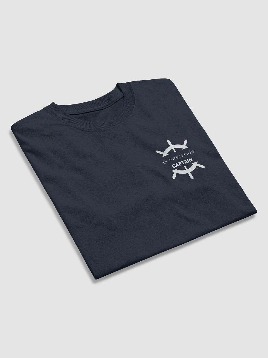 Prestige Captain - T-Shirt - Dark Shirt w/White Logo product image (5)