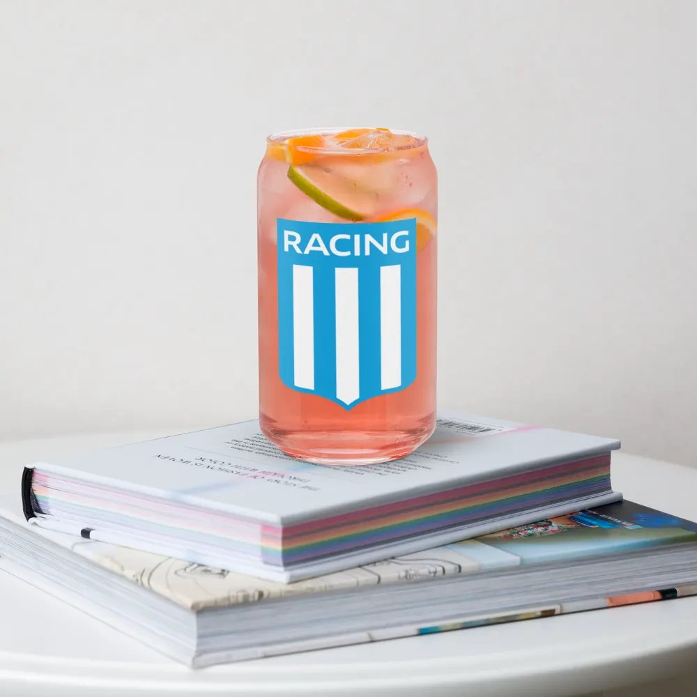 Racing Club Soccer Team - Can-Shaped Glass product image (4)