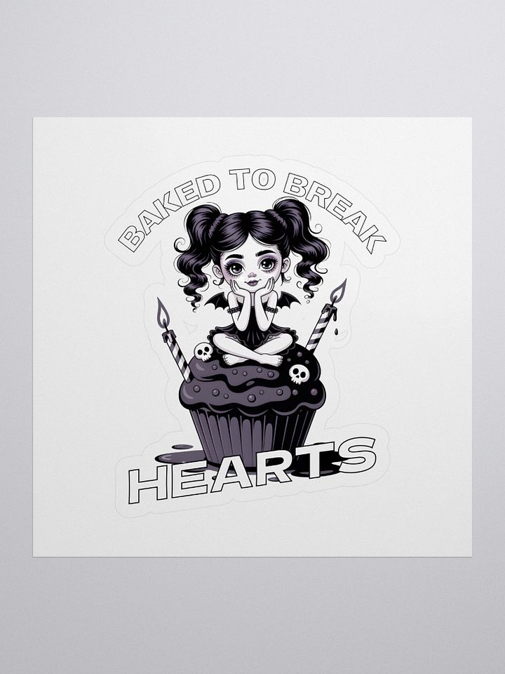 Whimsical Cupcake Kiss Cut Stickers product image (1)