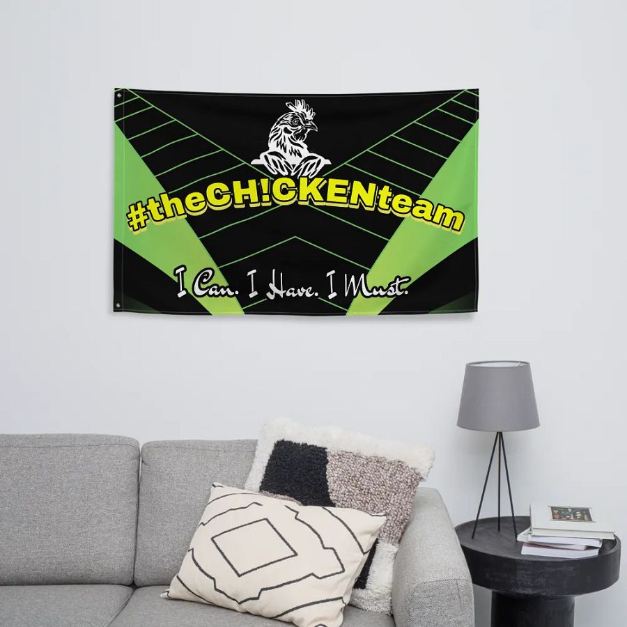 Official #theCH!CKENteam flag product image (8)