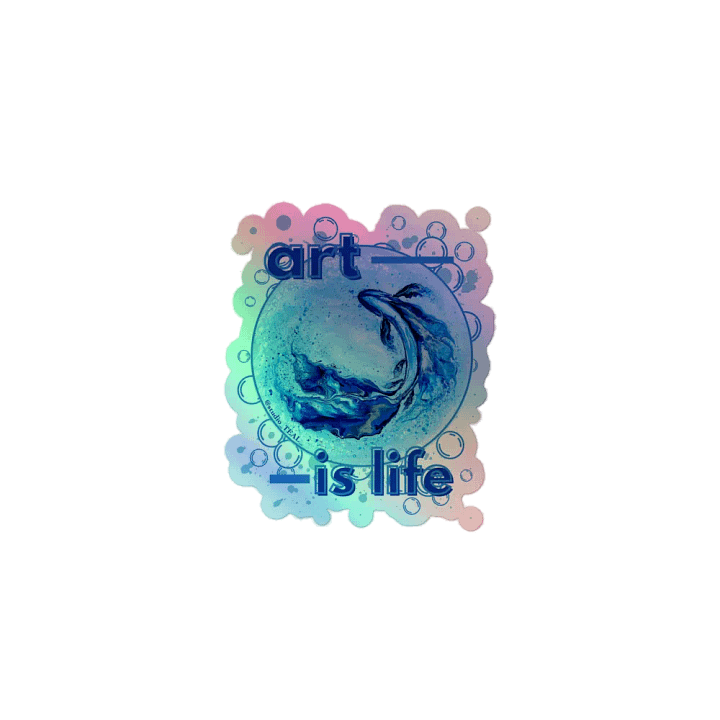 Aquatic Artistry Holographic Sticker Sheet product image (1)